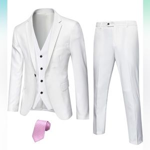 Men’s 3 piece suit with tie